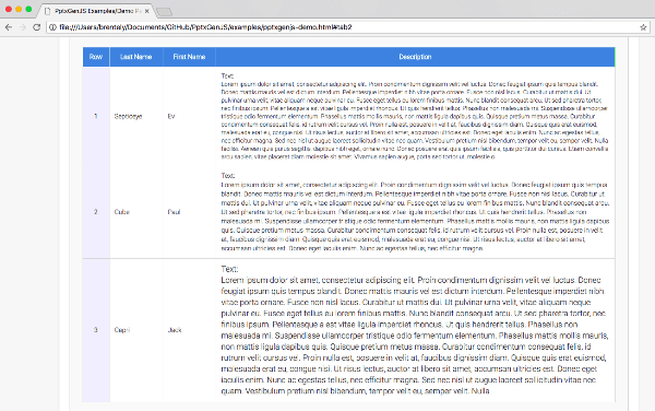 HTML-to-PowerPoint Table