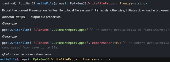 TypeScript Support